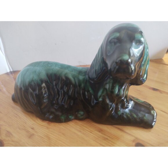 Vintage Blue Mountain Canada Pottery Cocker Spaniel 10" x 5 1/2" tall - Picture 10 of 10